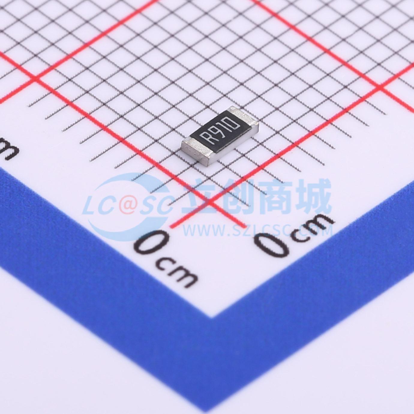 点击查看大图 RL1206JR-070R91L实物图
