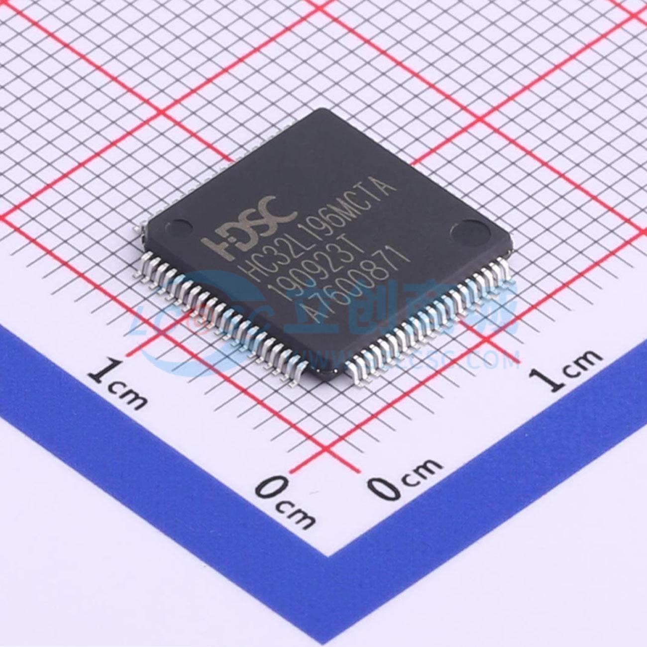 HC32L196MCTA-LQFP80实物图