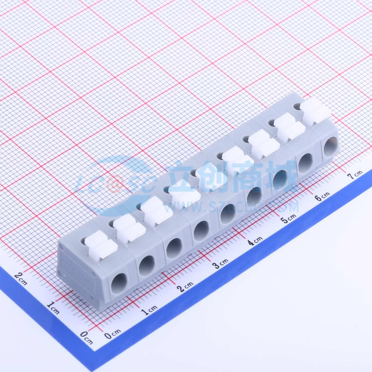 点击查看大图 KF202-7.5-9P实物图