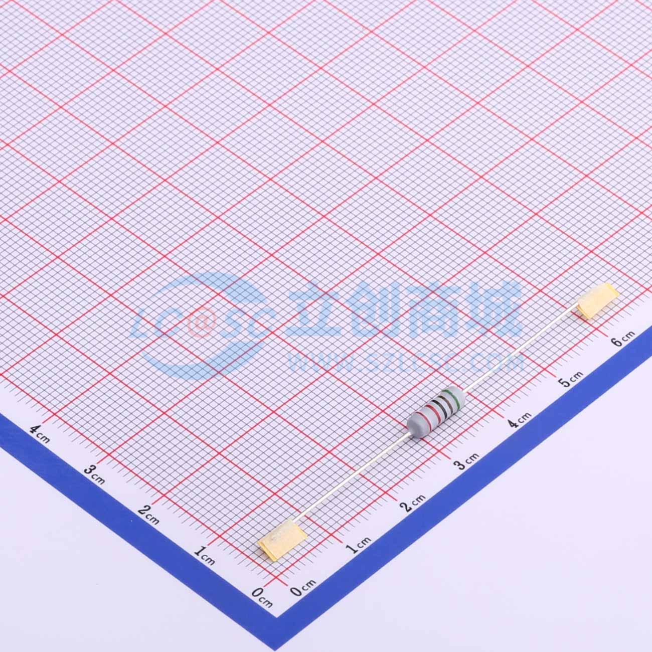 RN-1/2W-51KΩ±2%T实物图
