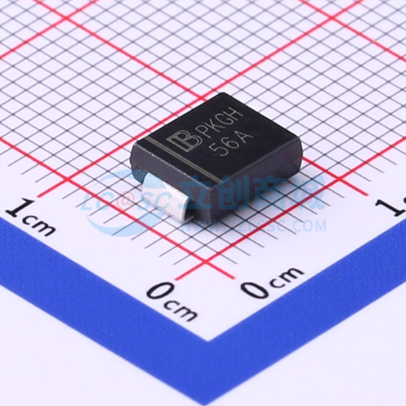 点击查看大图 1.5SMC56A/TR7实物图