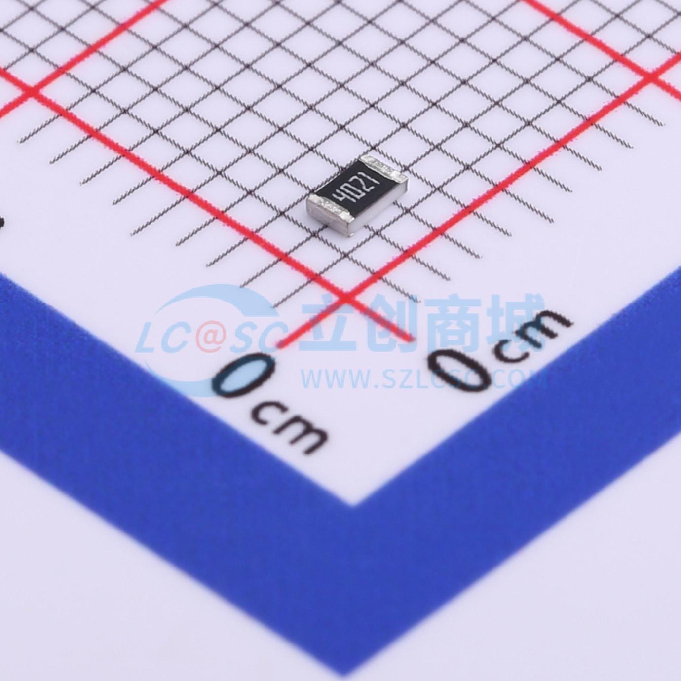 点击查看大图 RT0805FRE074K02L实物图