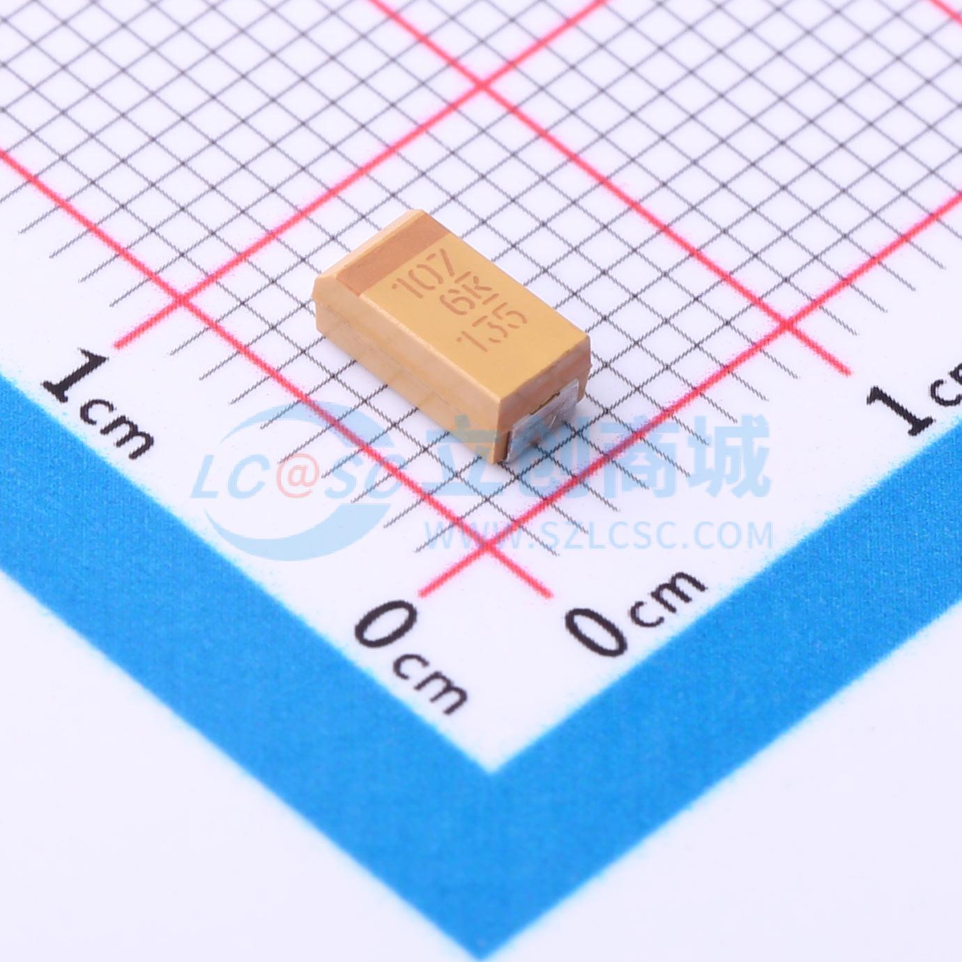 点击查看大图 T491C107M006AT实物图