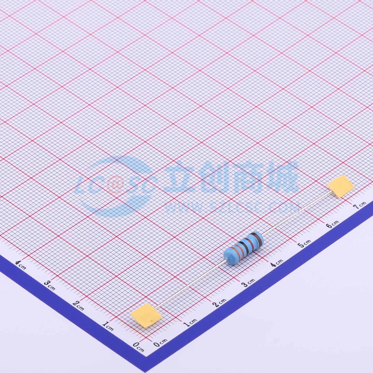 点击查看大图 MF2WS-33KΩ±1%T实物图
