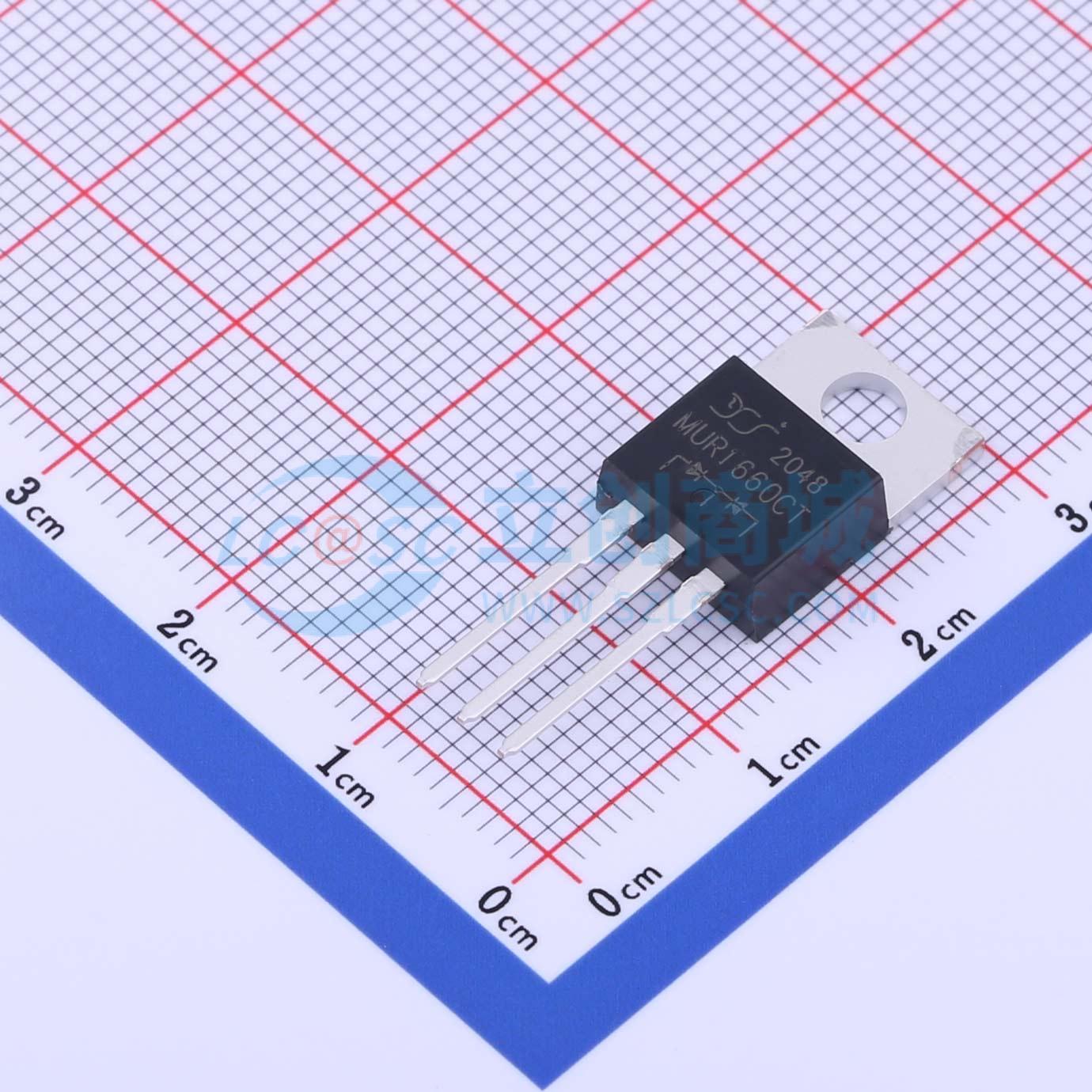 点击查看大图 MUR1660CT实物图