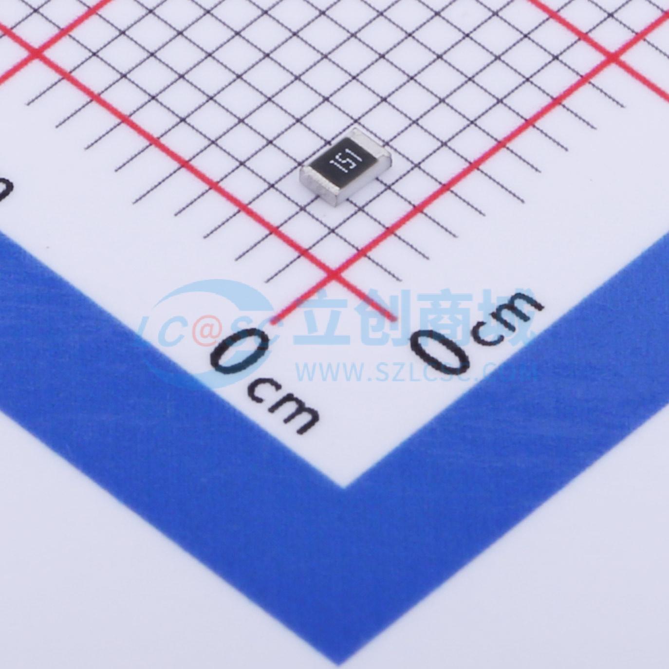 点击查看大图 CR0805J150RP05Z实物图