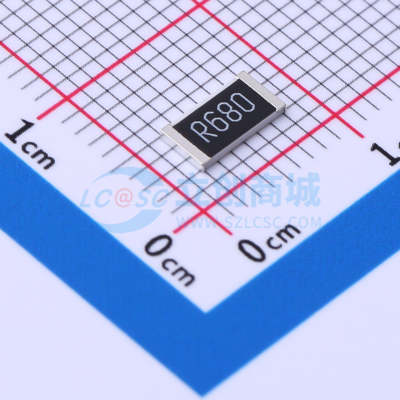 点击查看大图 RCWE2512R680FKEA实物图