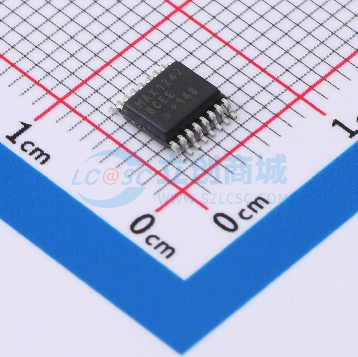 点击查看大图 MAX1247BCEE+实物图