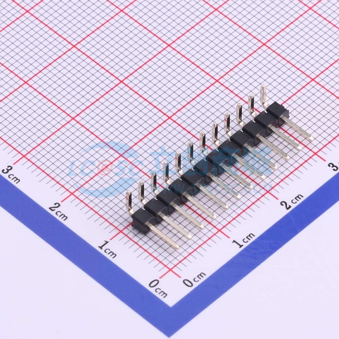 2.54-1*12P反弯针实物图
