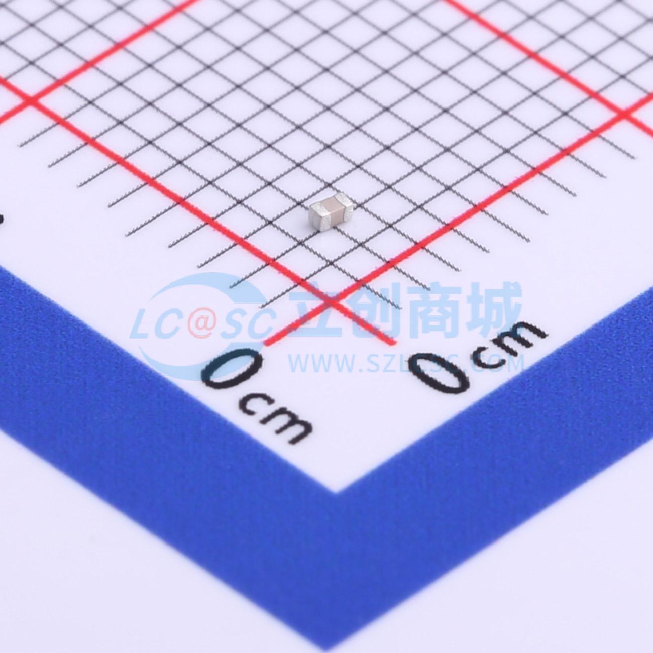 点击查看大图 TCC0402COG820K500AT实物图