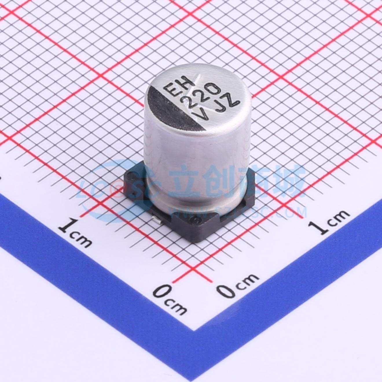 点击查看大图 35JZV220M8X10.5实物图