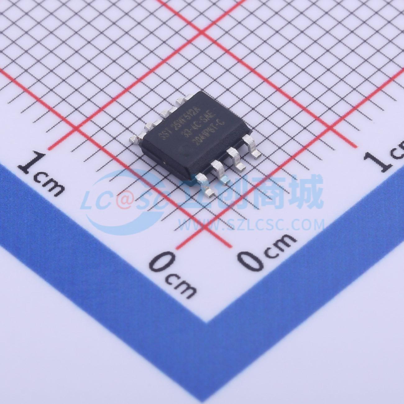 点击查看大图 SST25VF512A-33-4C-SAE实物图