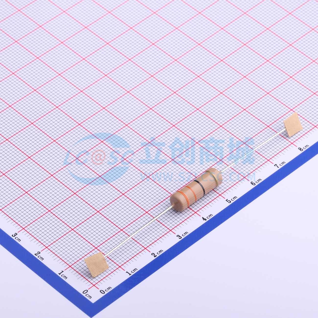 点击查看大图 CR3W-33Ω±5%-QT73实物图