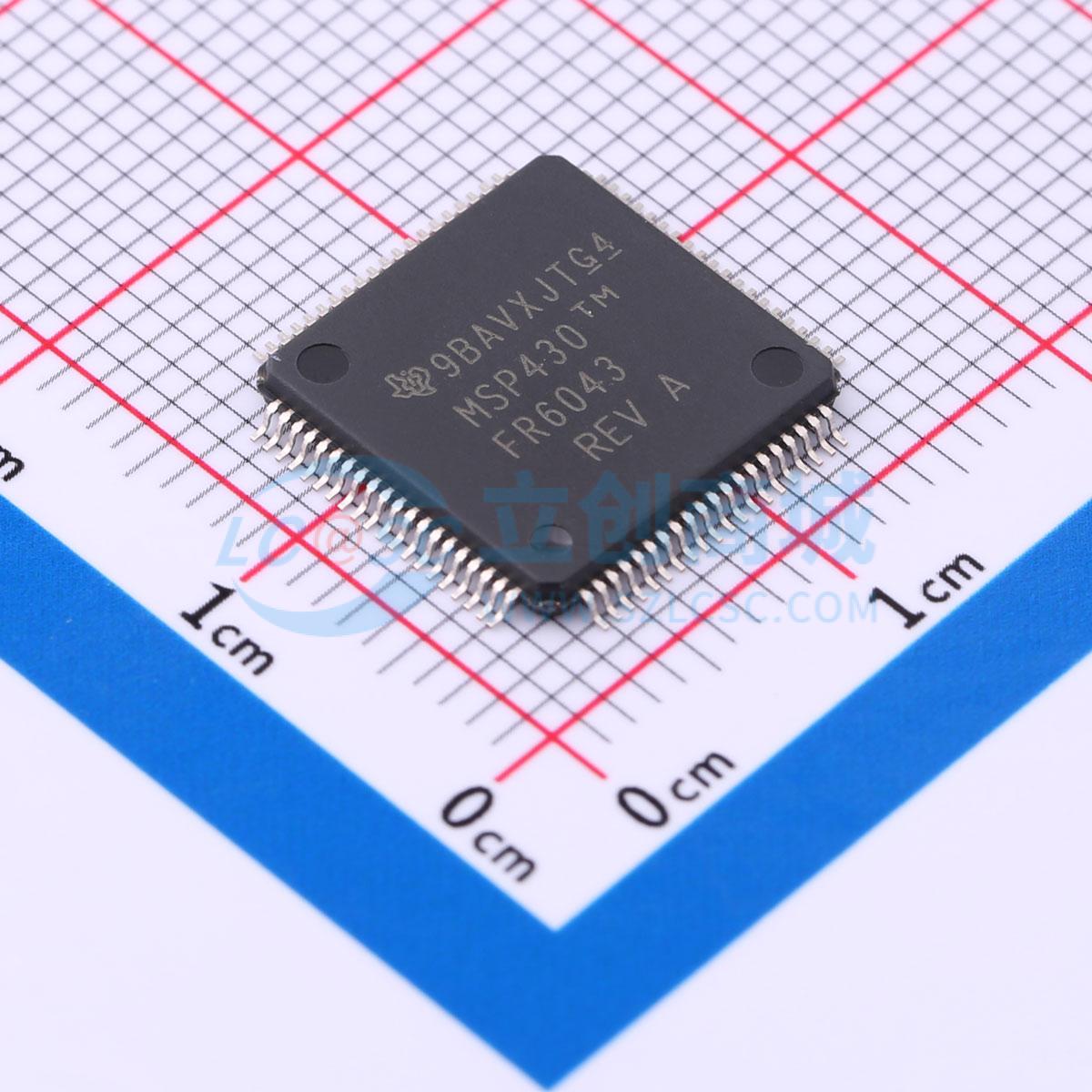 点击查看大图 MSP430FR6043IPN实物图