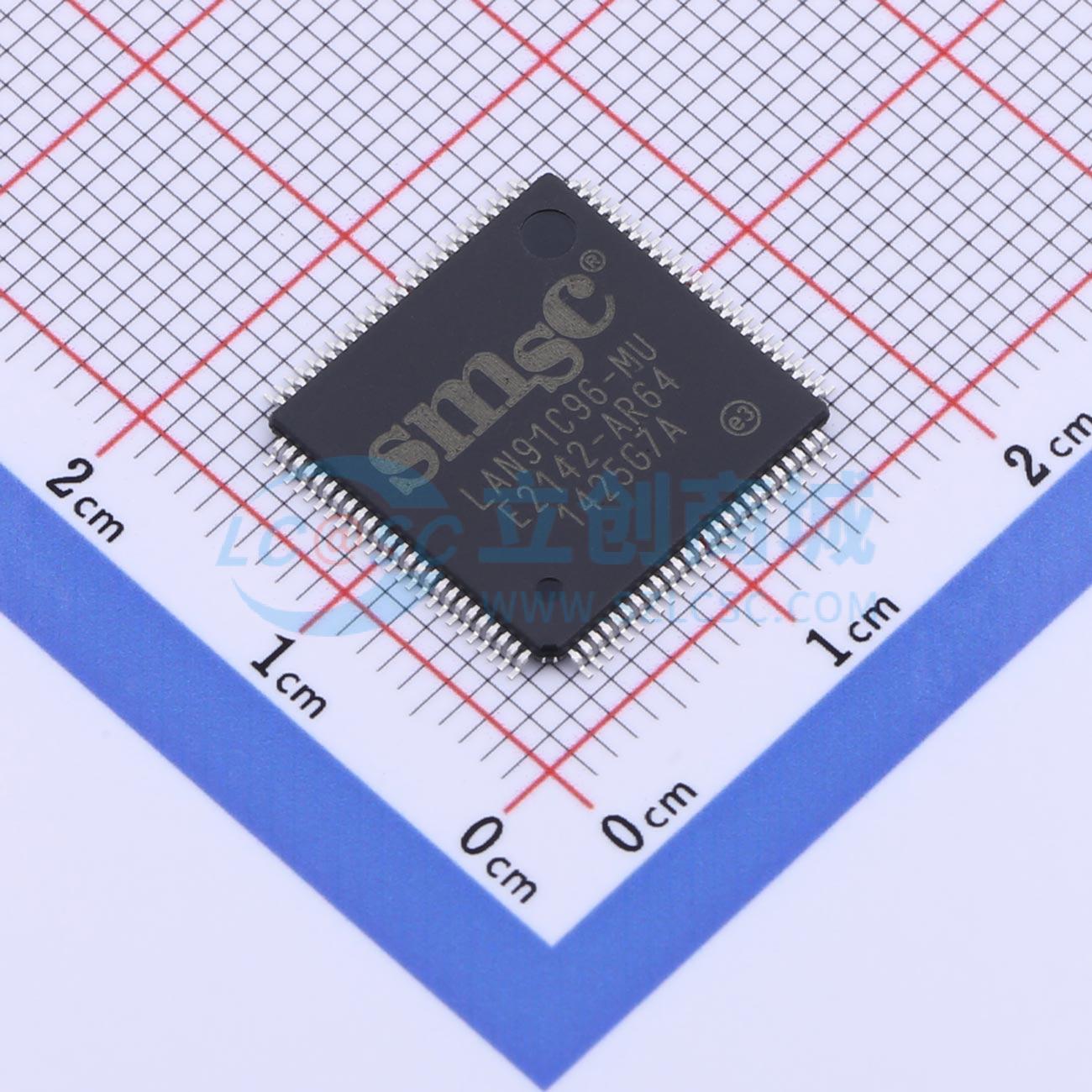 点击查看大图 LAN91C96-MU实物图