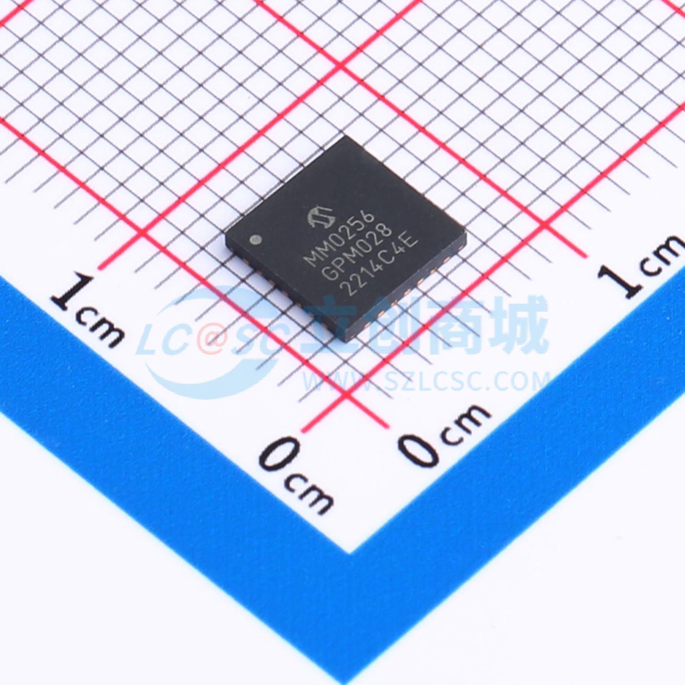 点击查看大图 PIC32MM0256GPM028-I/ML实物图