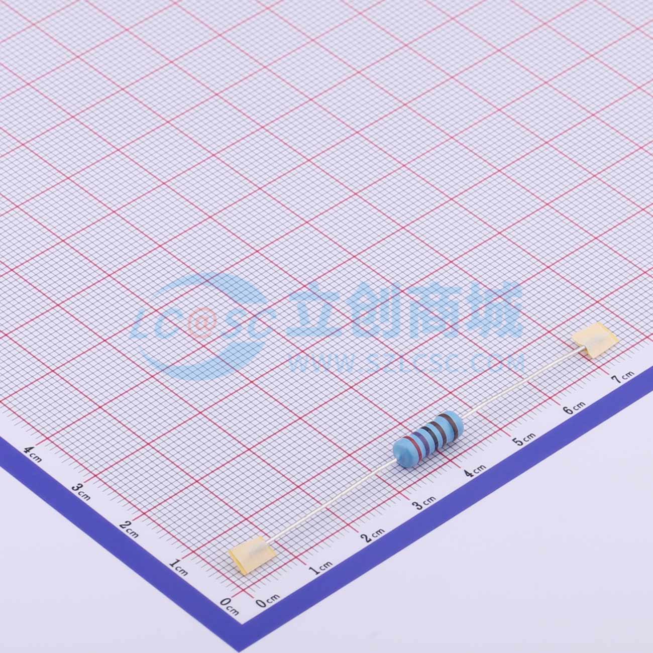 MF1W-2.7KΩ±1%T实物图