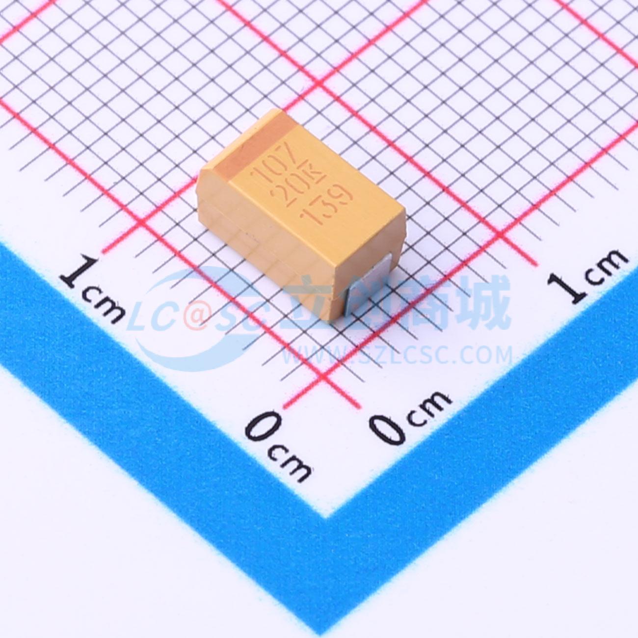 点击查看大图 T491X107K020AT实物图