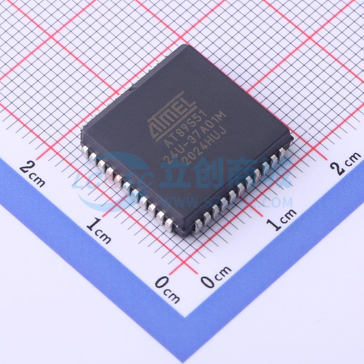 点击查看大图 AT89S51-24JU实物图