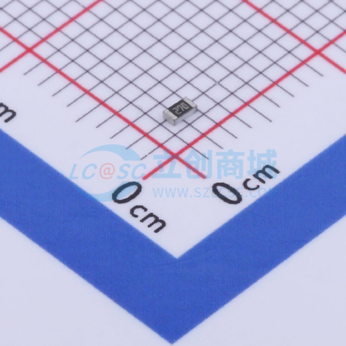 点击查看大图 CR0603F27R0P05Z实物图