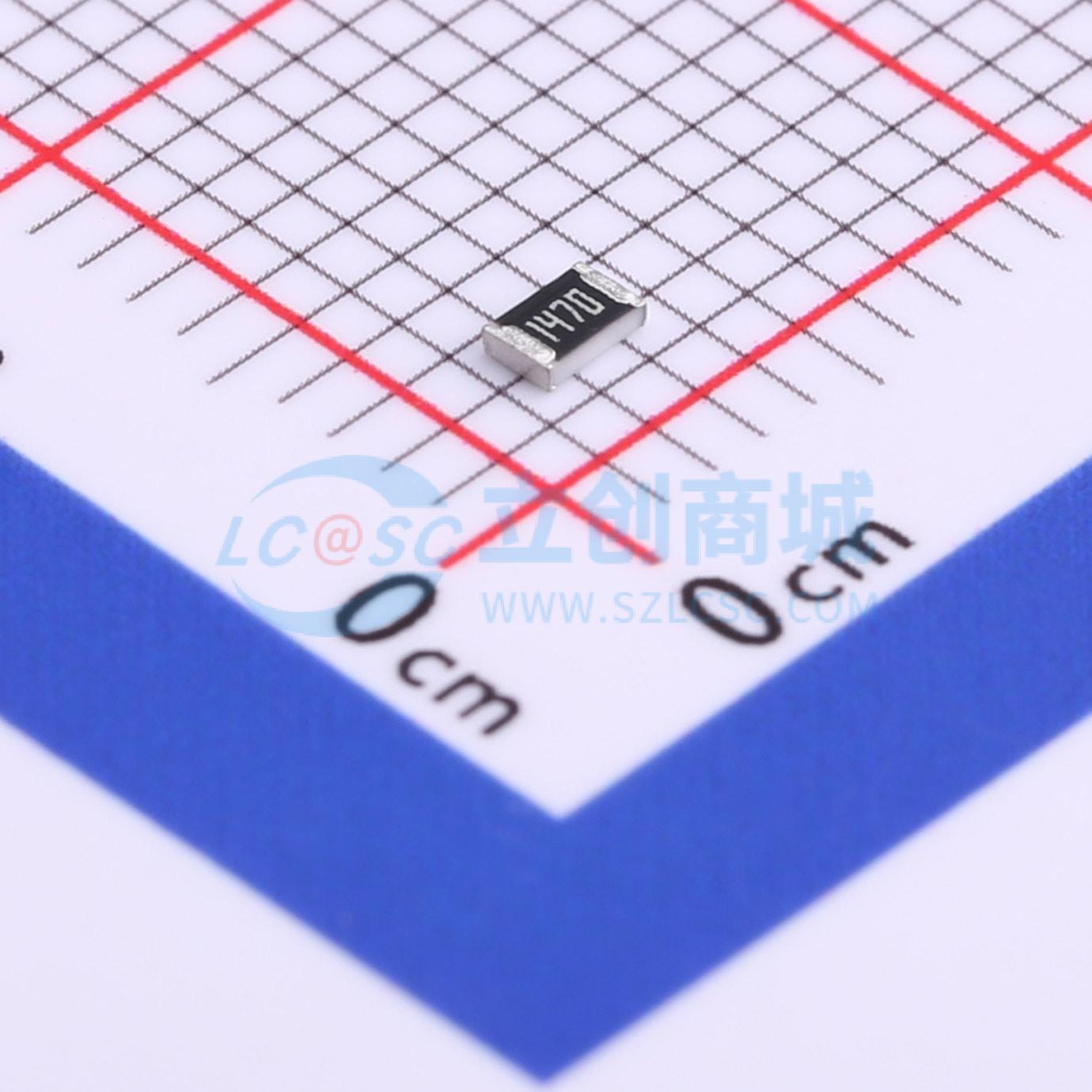点击查看大图 RT0805BRE07147RL实物图