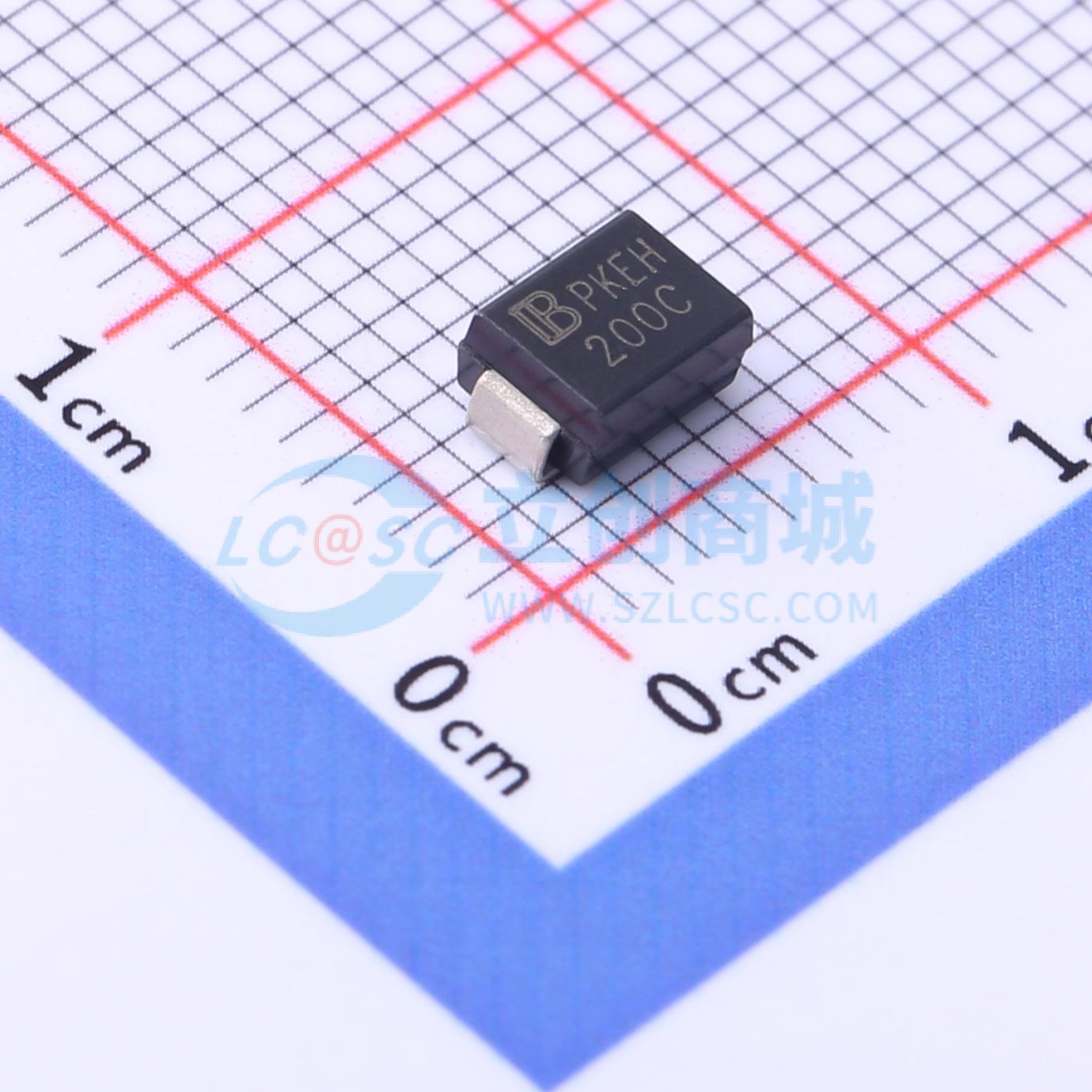 点击查看大图 P6SMB200CA/TR13实物图