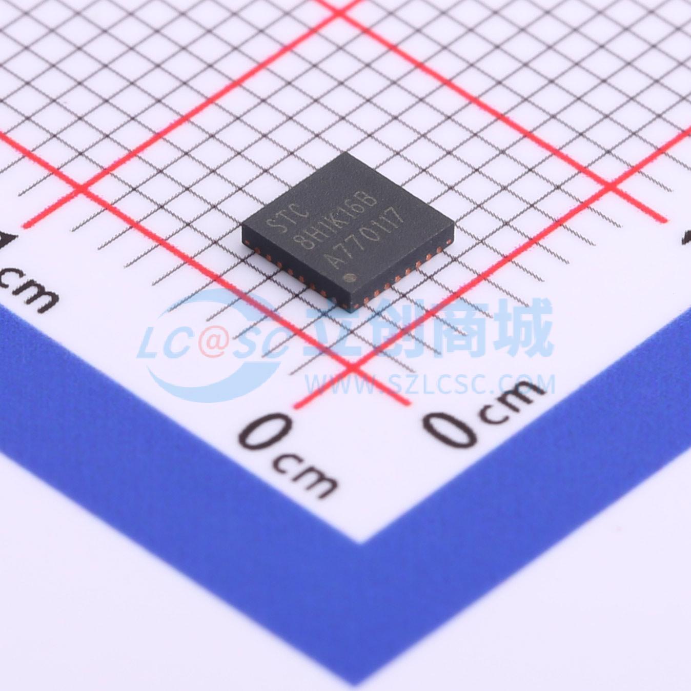 点击查看大图 STC8H1K16-36I-QFN32实物图