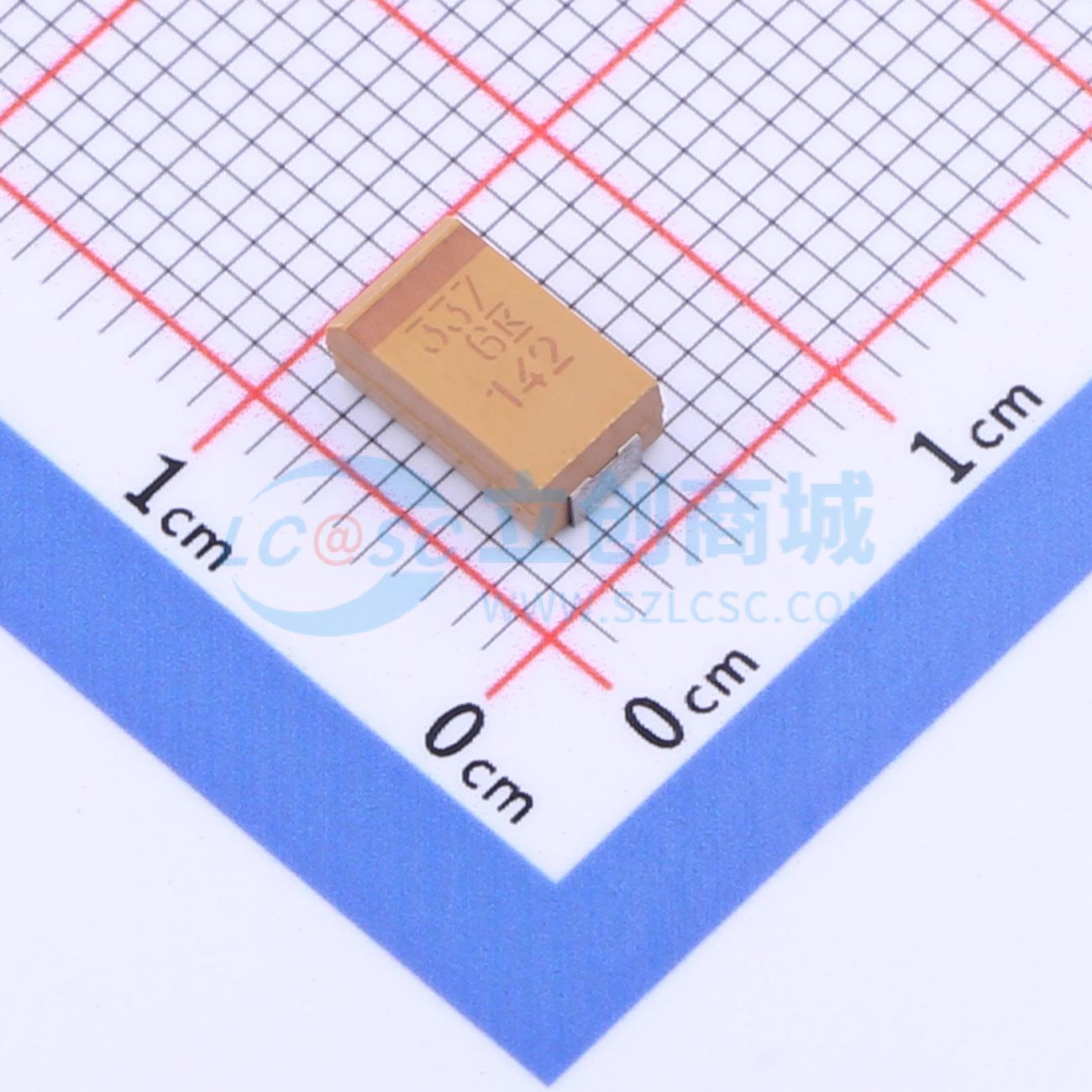 点击查看大图 T491D337K006AT实物图
