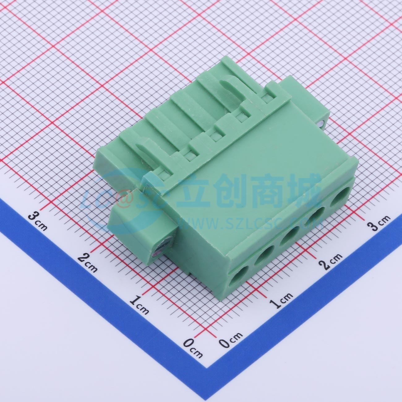 点击查看大图 DB2EKBM-5.08-5P-GN-S实物图