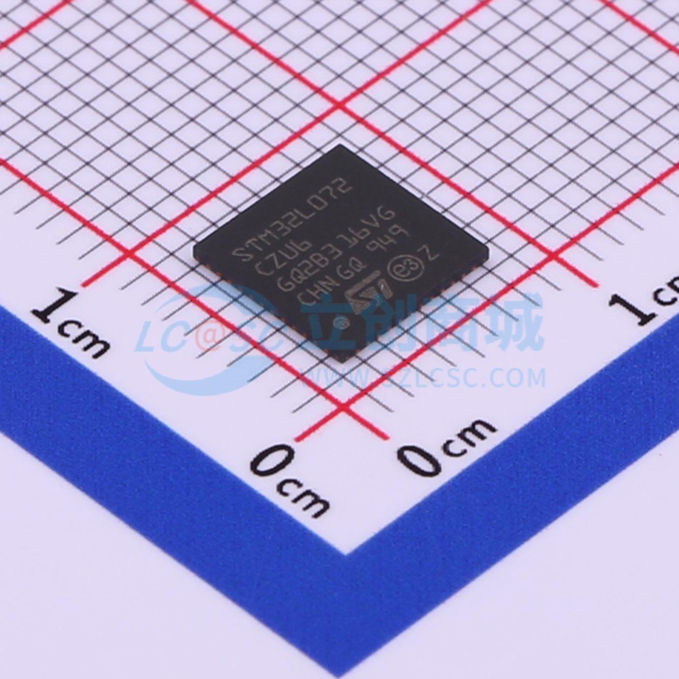 点击查看大图 STM32L072CZU6实物图