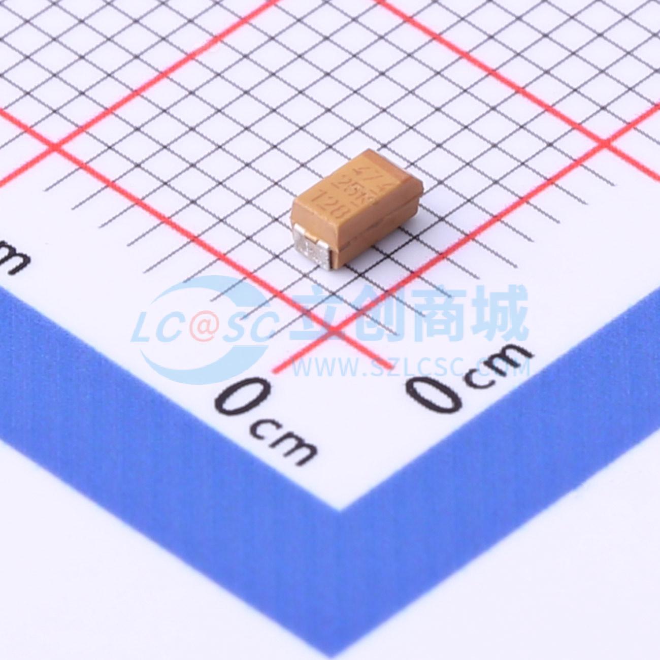 点击查看大图 T491A474K025AT实物图