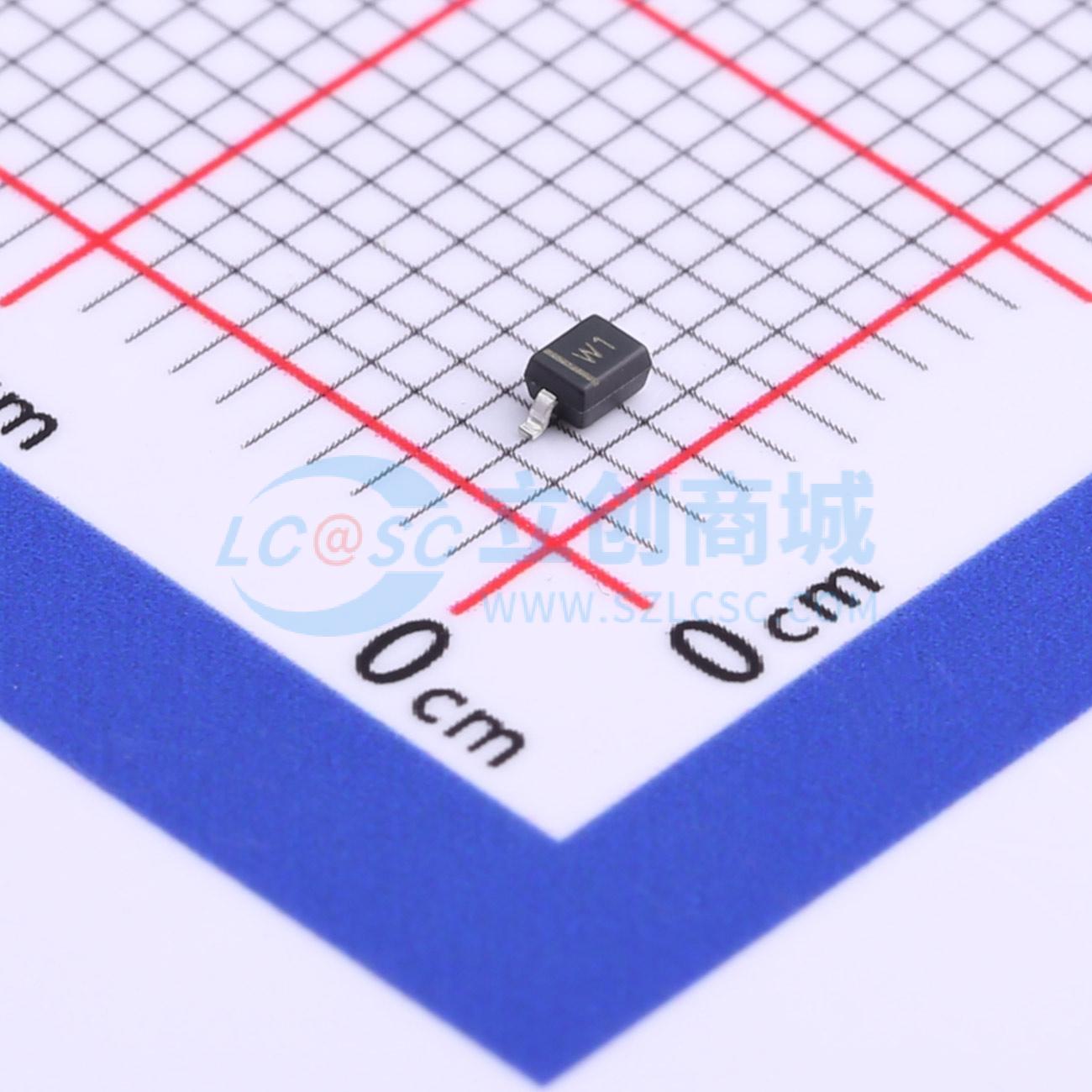 点击查看大图 BZT52C2V7S实物图