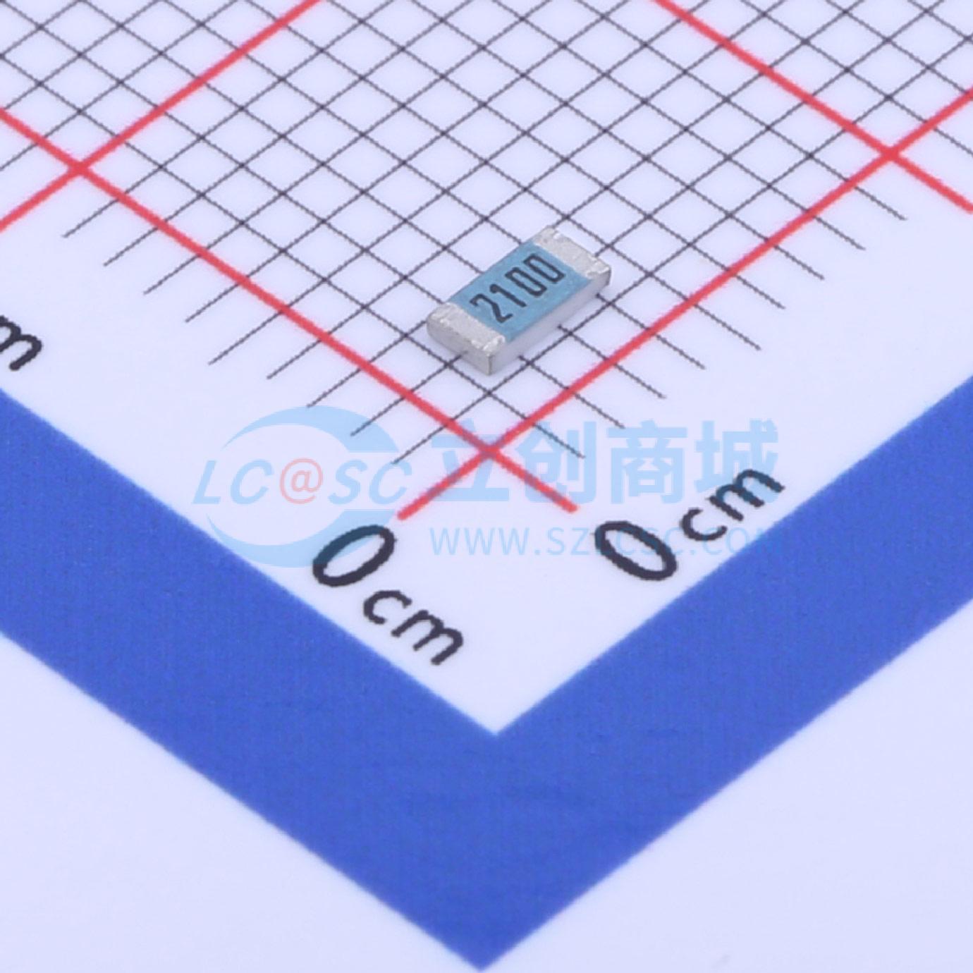 点击查看大图 RK73H2BTTD2100F实物图