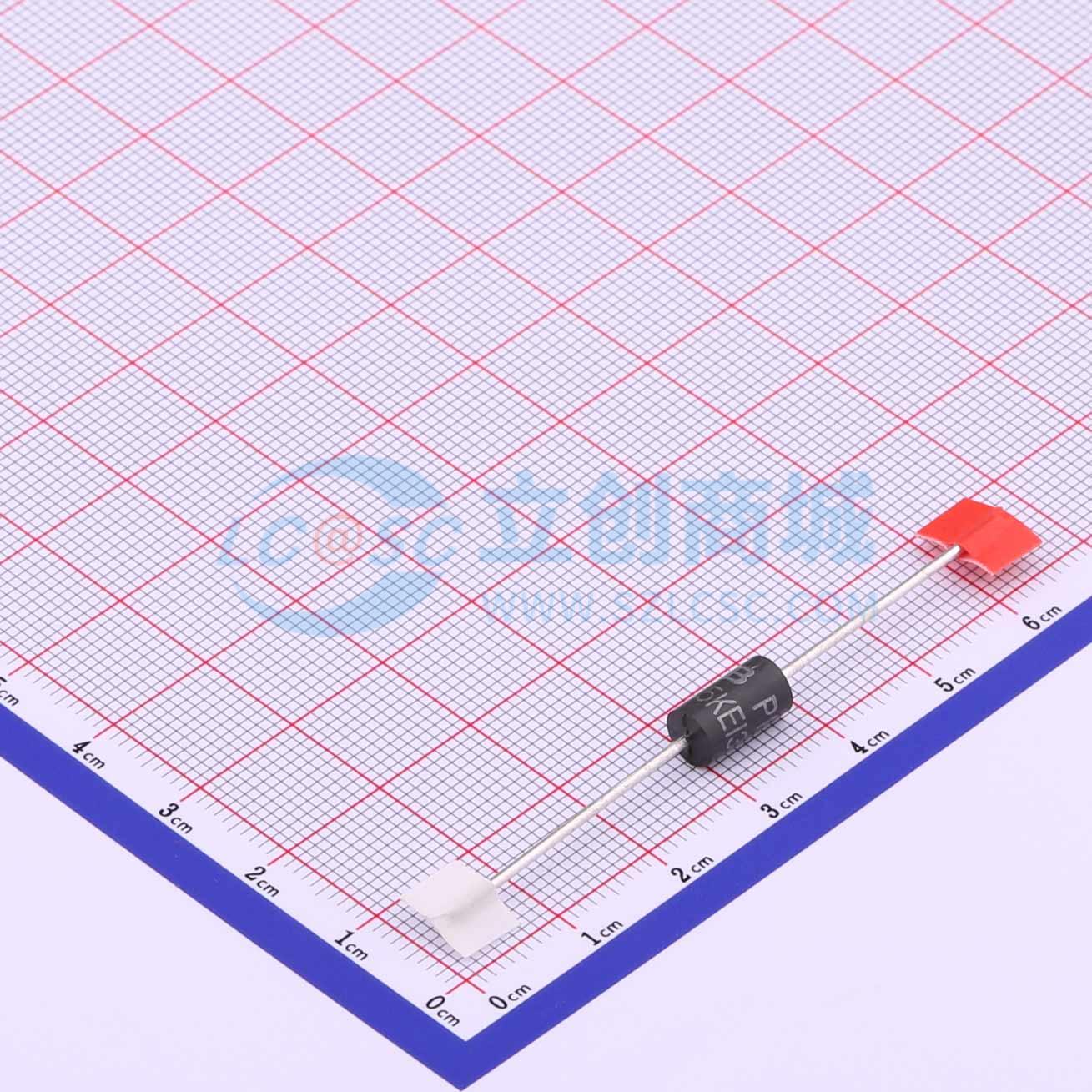 点击查看大图 1.5KE130CA/B实物图