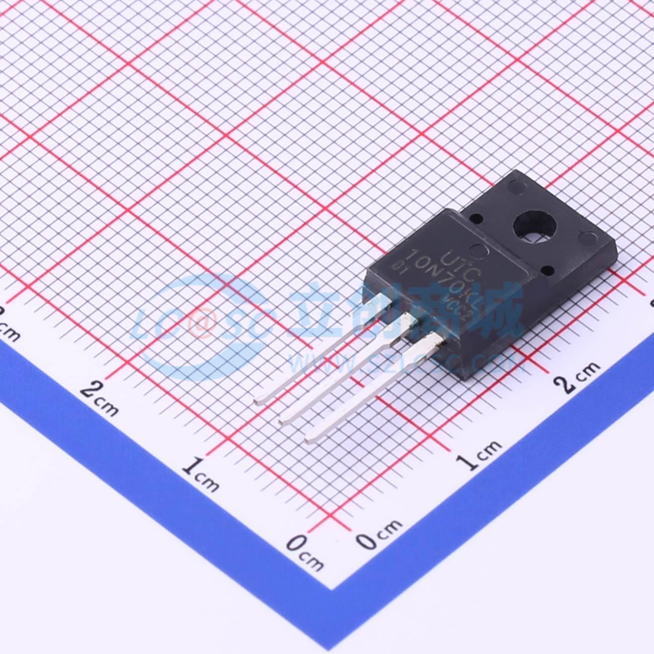 点击查看大图 10N70KL TO-220F1实物图