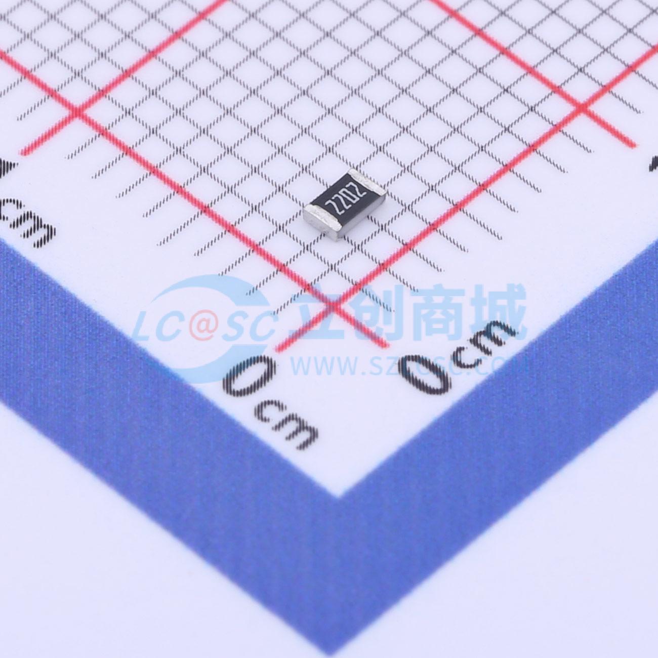 点击查看大图 RT0805BRE0722KL实物图