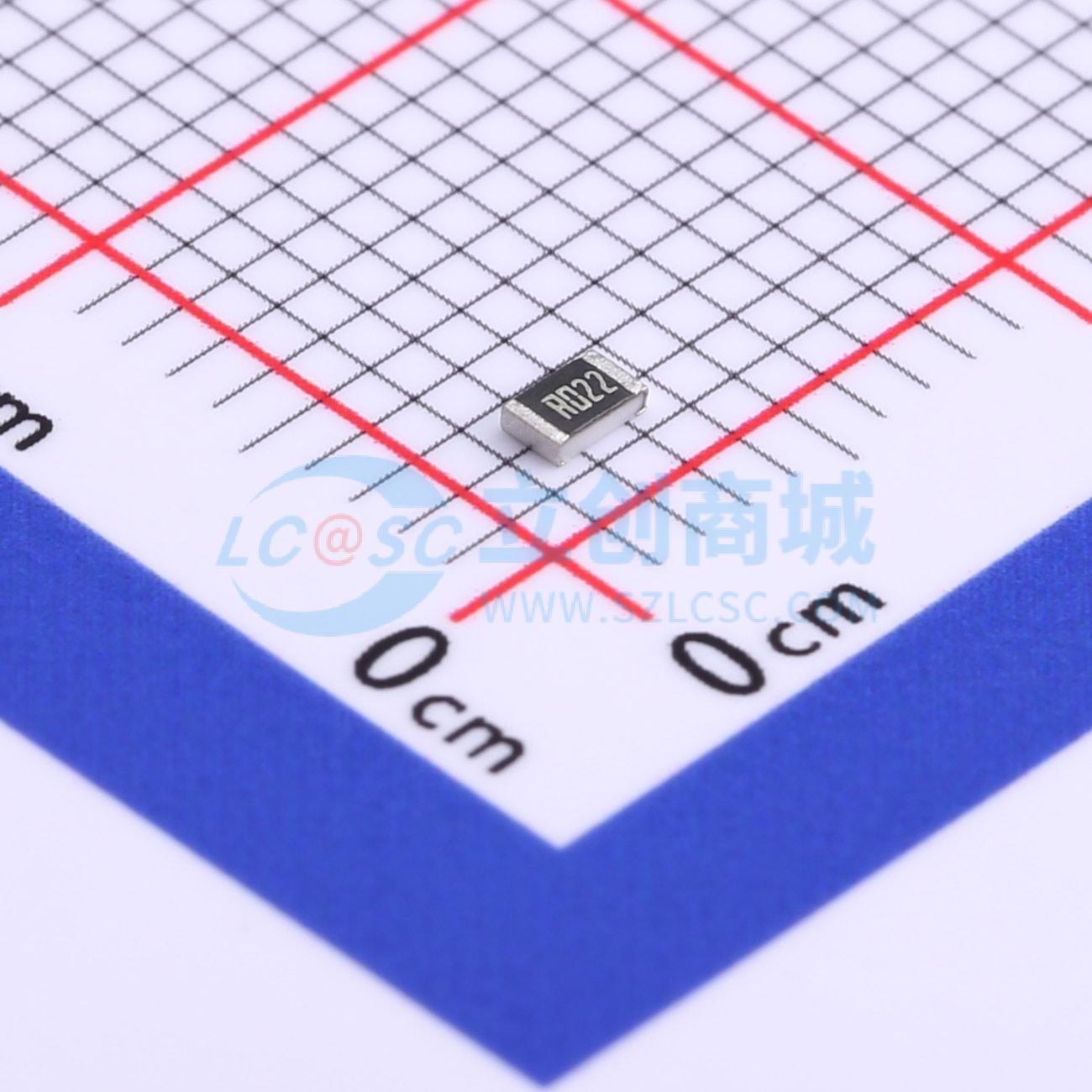 点击查看大图 0805W8F220MT5E实物图
