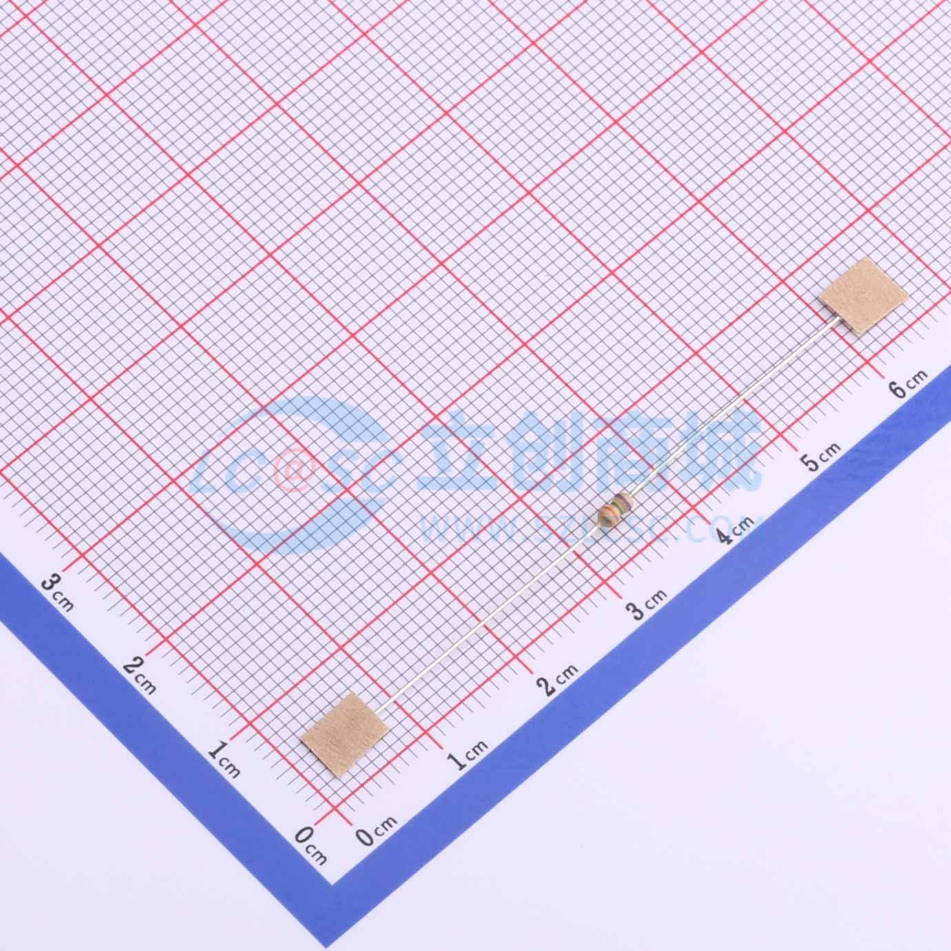 CF1/6W-75KΩ±5%T52实物图