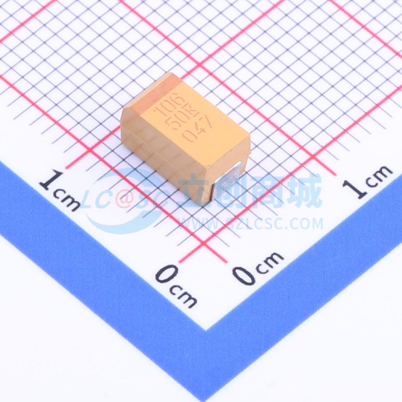 点击查看大图 T491X106K050AT实物图