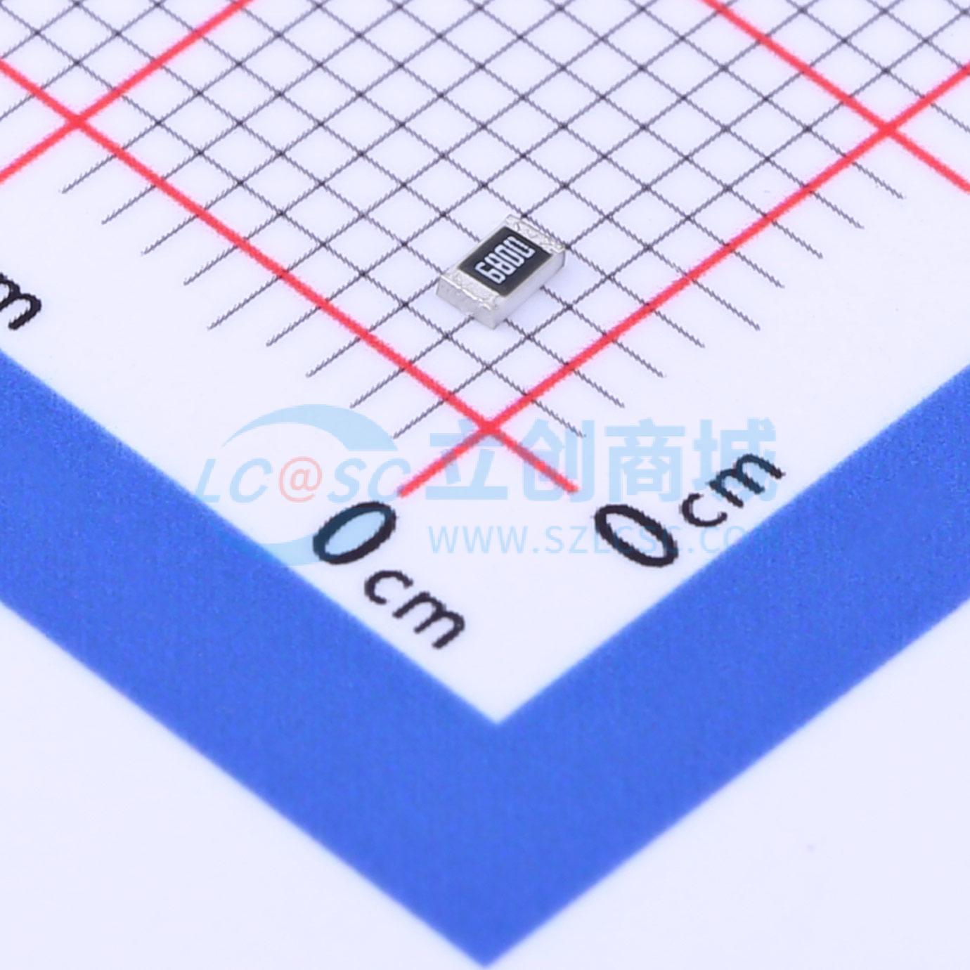 点击查看大图 CR0805F680RP05Z实物图