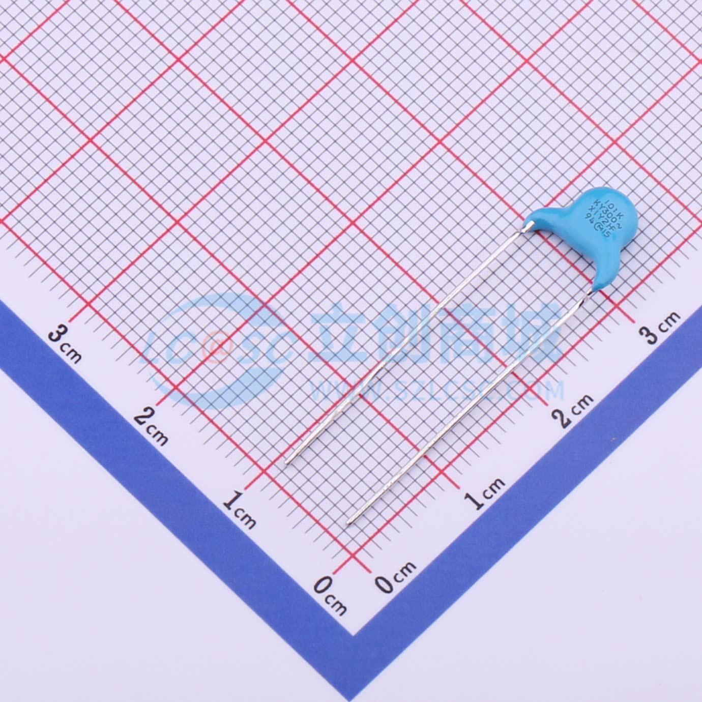 点击查看大图 DE2B3KY101KA3BU02F实物图