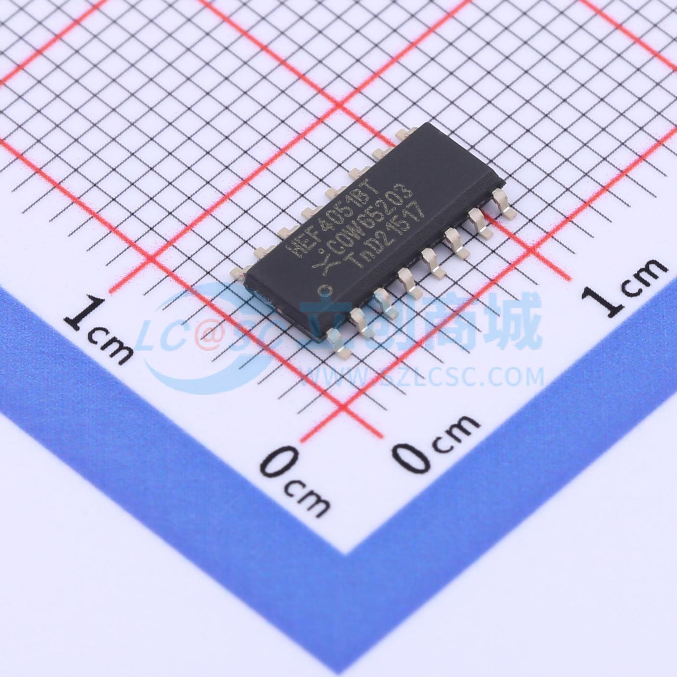 点击查看大图 HEF4051BT-Q100,118实物图