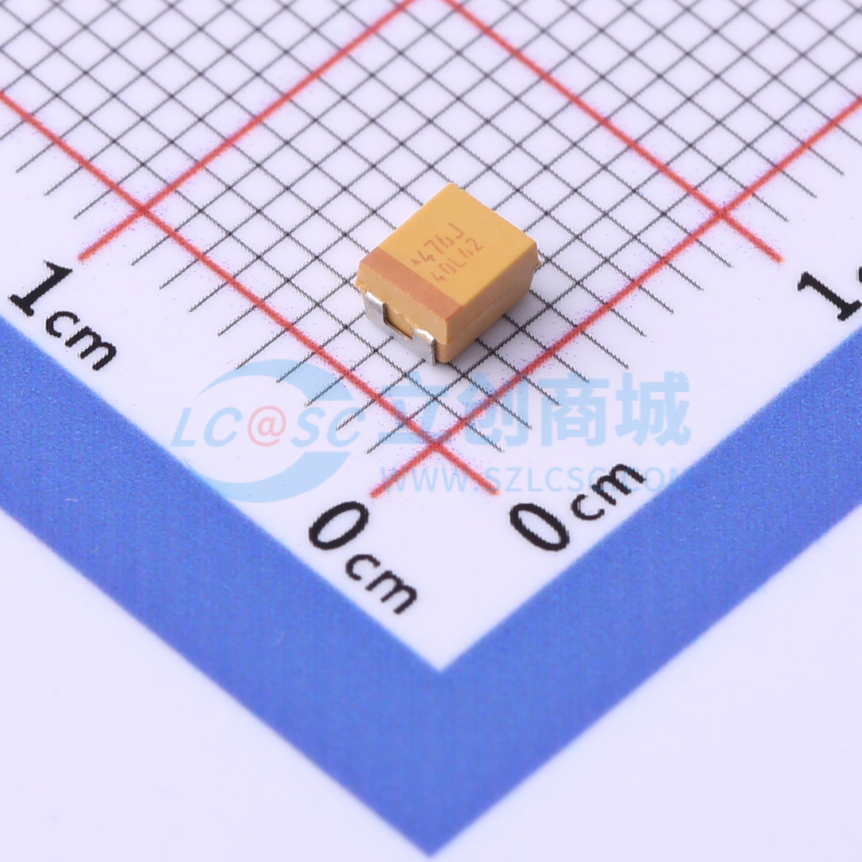 点击查看大图 TPSB476K006R0500实物图
