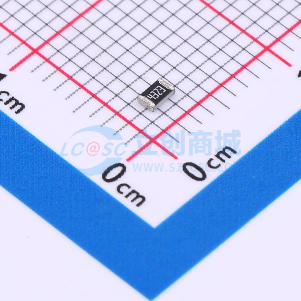 点击查看大图 RT0805BRD07432KL实物图
