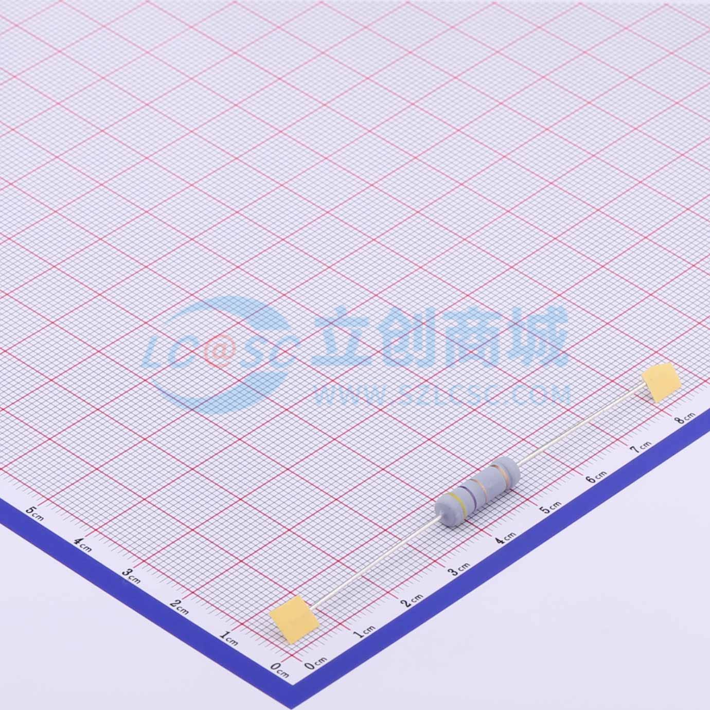 点击查看大图 MOF3WS-4.7Ω±5%T实物图