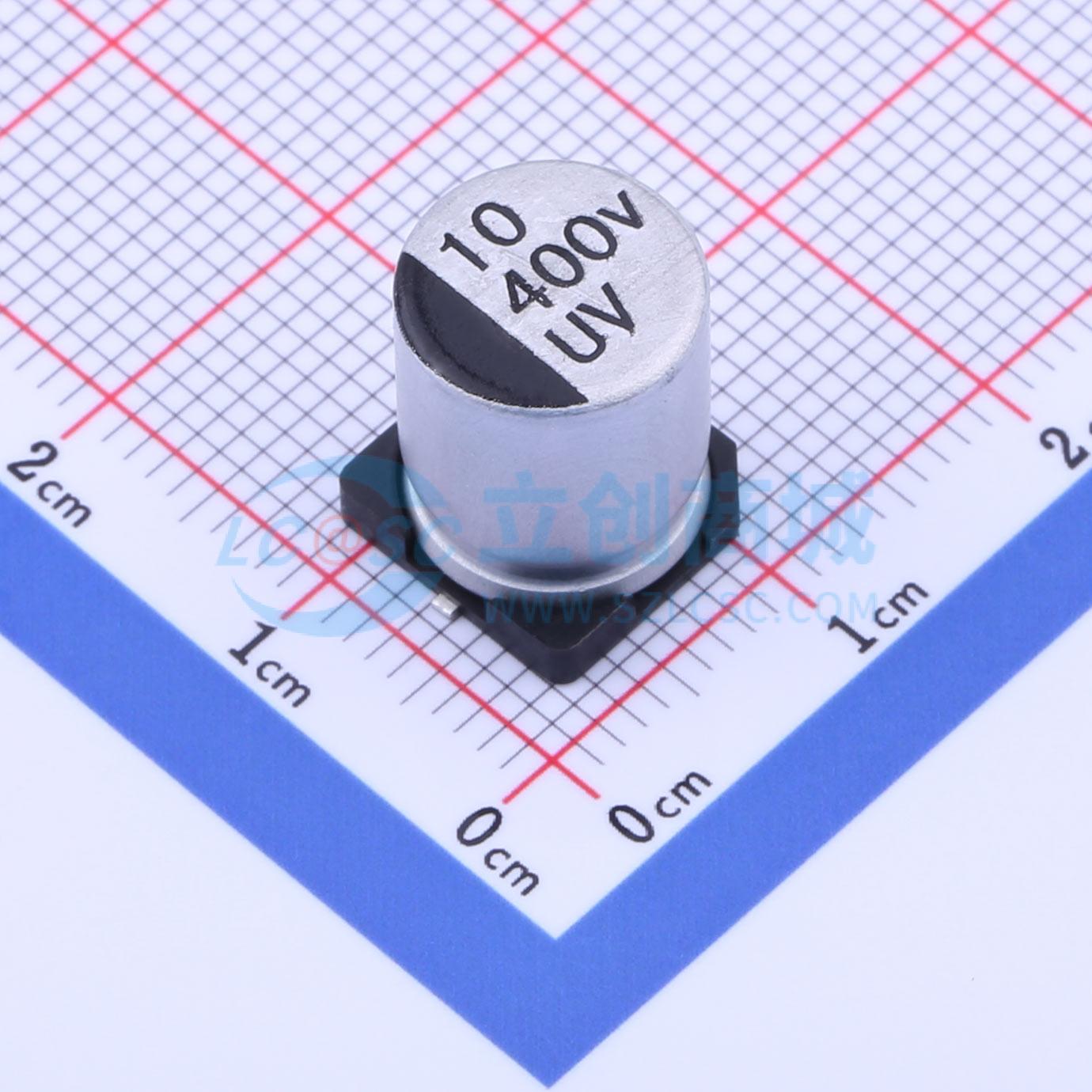 点击查看大图 UV2G100M1012VG 10UF 400V实物图