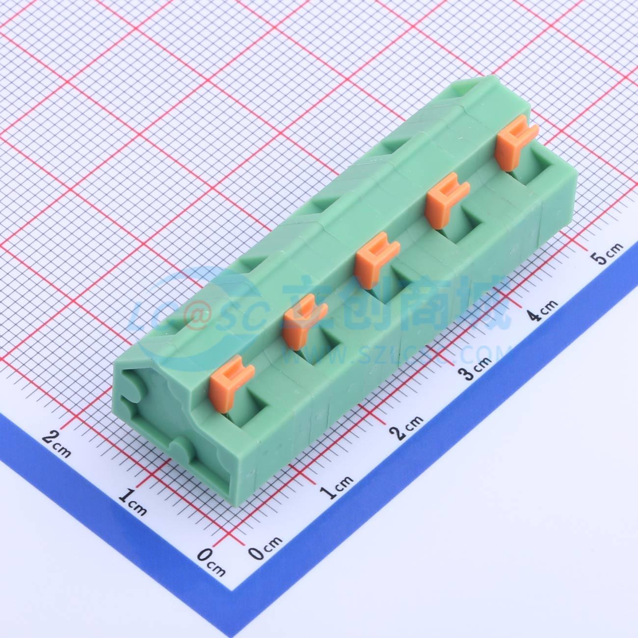 点击查看大图 KF237-10.16-5P实物图
