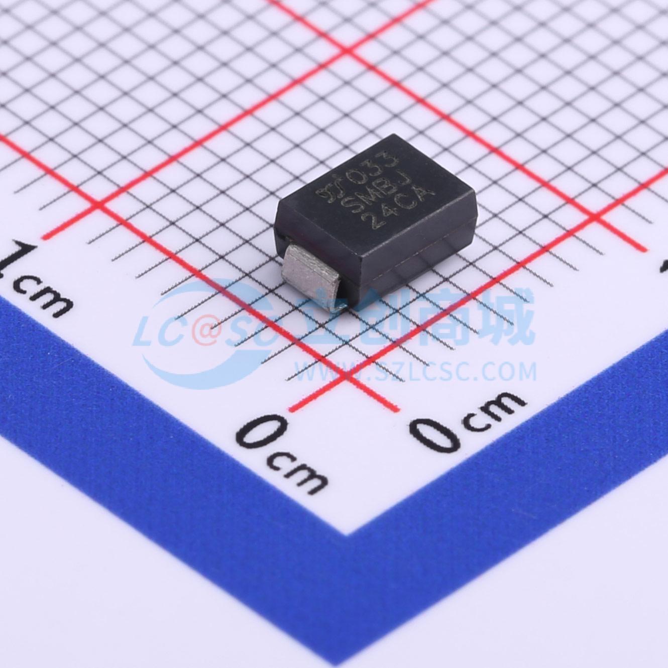 点击查看大图 SMBJ24CAQ实物图
