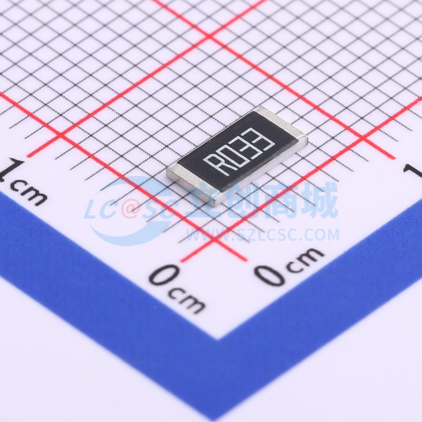 点击查看大图 RL2512JK-070R033L实物图