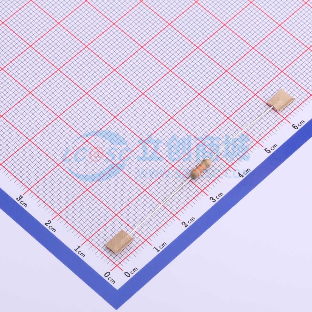 CF1/4W-33KΩ±5%T52实物图